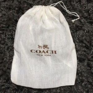 Coach Linen drawstring pouch